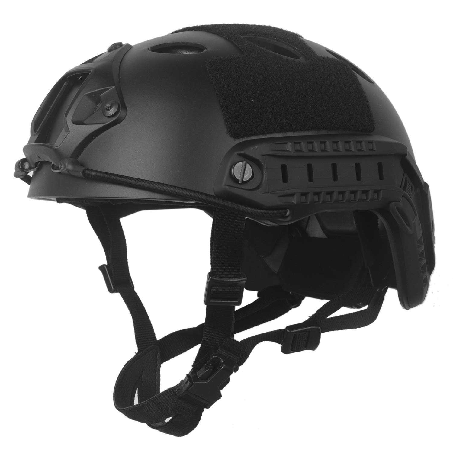 RONHAN Fast BJ Base Jump Tactical Helmet for Airsoft with 12-in-1 Headwear